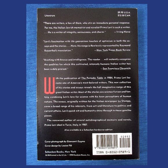 Book - The Mirror Maker: Stories and Essays, by Primo Levi - Picture 14 of 14